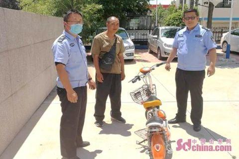 山東：電動車(chē)上牌顯“神威” 車(chē)主還未報案民警已将被盜車(chē)追回